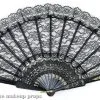 Lace Fan (Black)