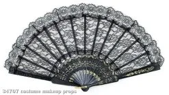 Lace Fan (Black)