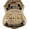 Antique Gold Police Badge